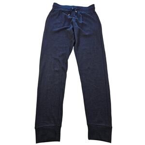 Sandro S M (?) Elastic stretch waist high rise joggers navy comfort lounge pants